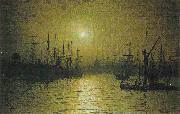 Atkinson Grimshaw Thames oil on canvas